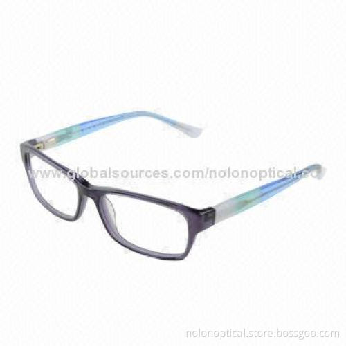 New Style Acetate Optical Frame with Italy Material, Demo Lens, Customized Logo